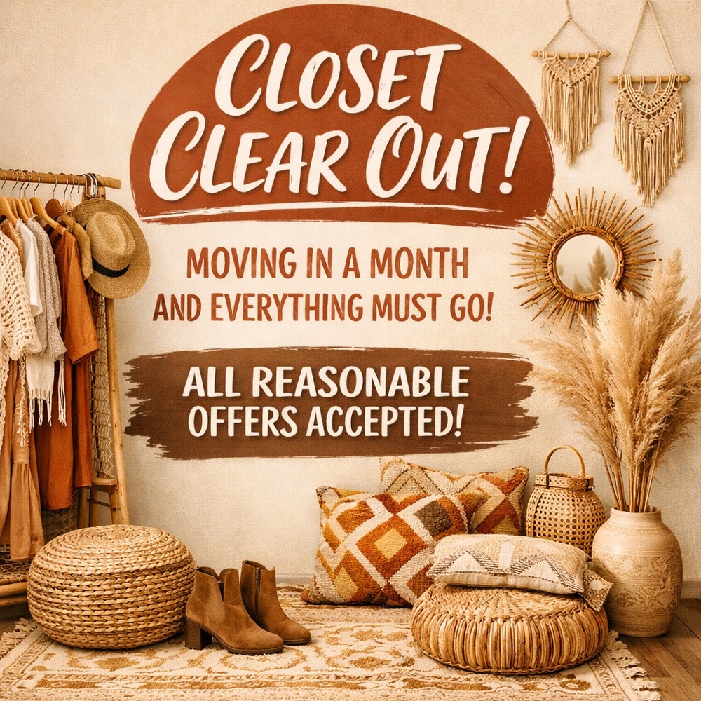 Closet Clear out!!